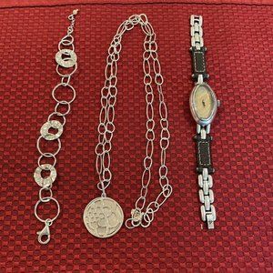 SILPADA Watch Necklace and Bracelet